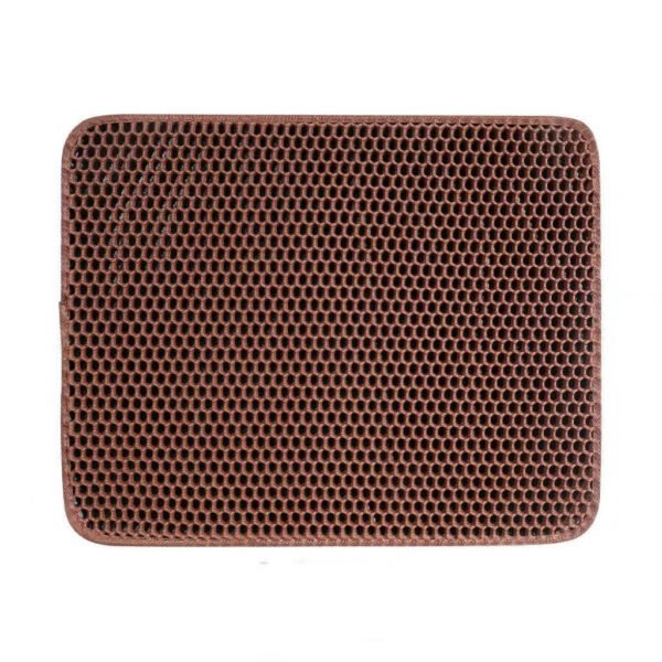 Cat Litter Mat Pet Solid Color Waterproof Cat Litter Mat Easy Clean Scatter Control Pets Supplies - Image 6