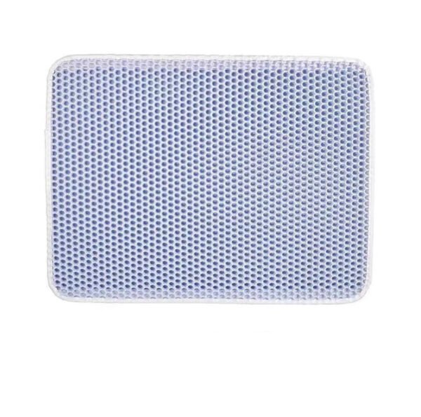 Cat Litter Mat Pet Solid Color Waterproof Cat Litter Mat Easy Clean Scatter Control Pets Supplies - Image 5